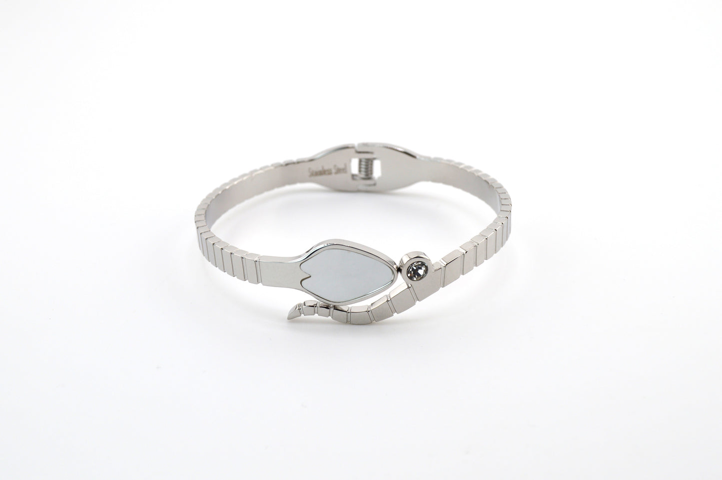 Stainless Steel Snake Bangle Bracelet