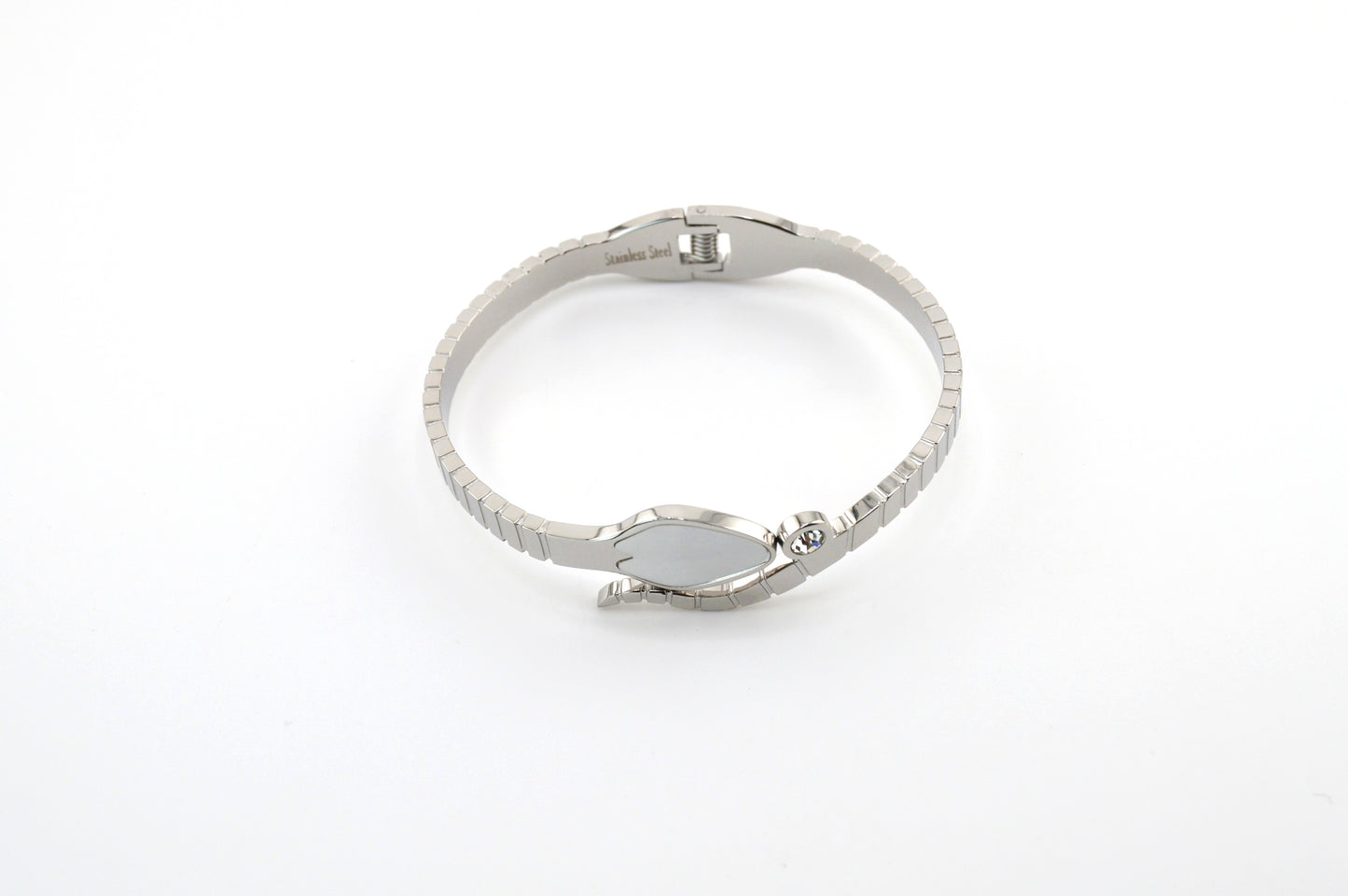 Stainless Steel Snake Bangle Bracelet