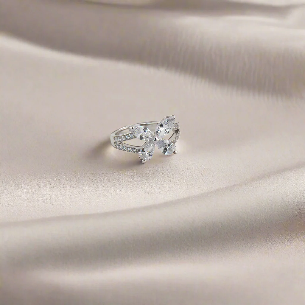 925 Sterling Silver Butterfly Ring