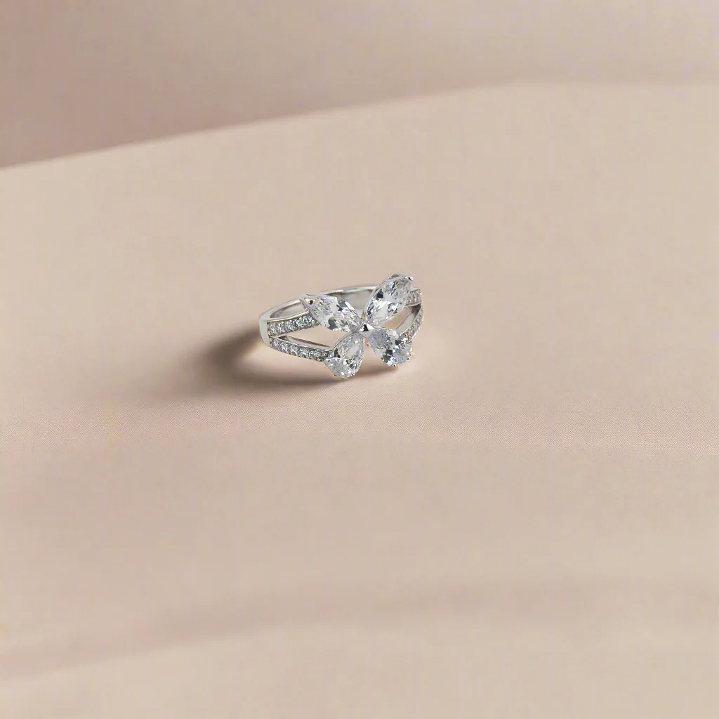 925 Sterling Silver Butterfly Ring