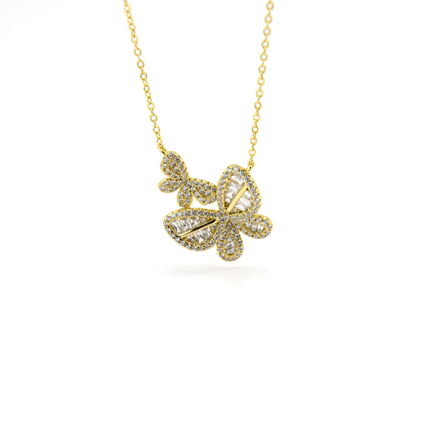 925 Sterling Silver Butterfly Necklace