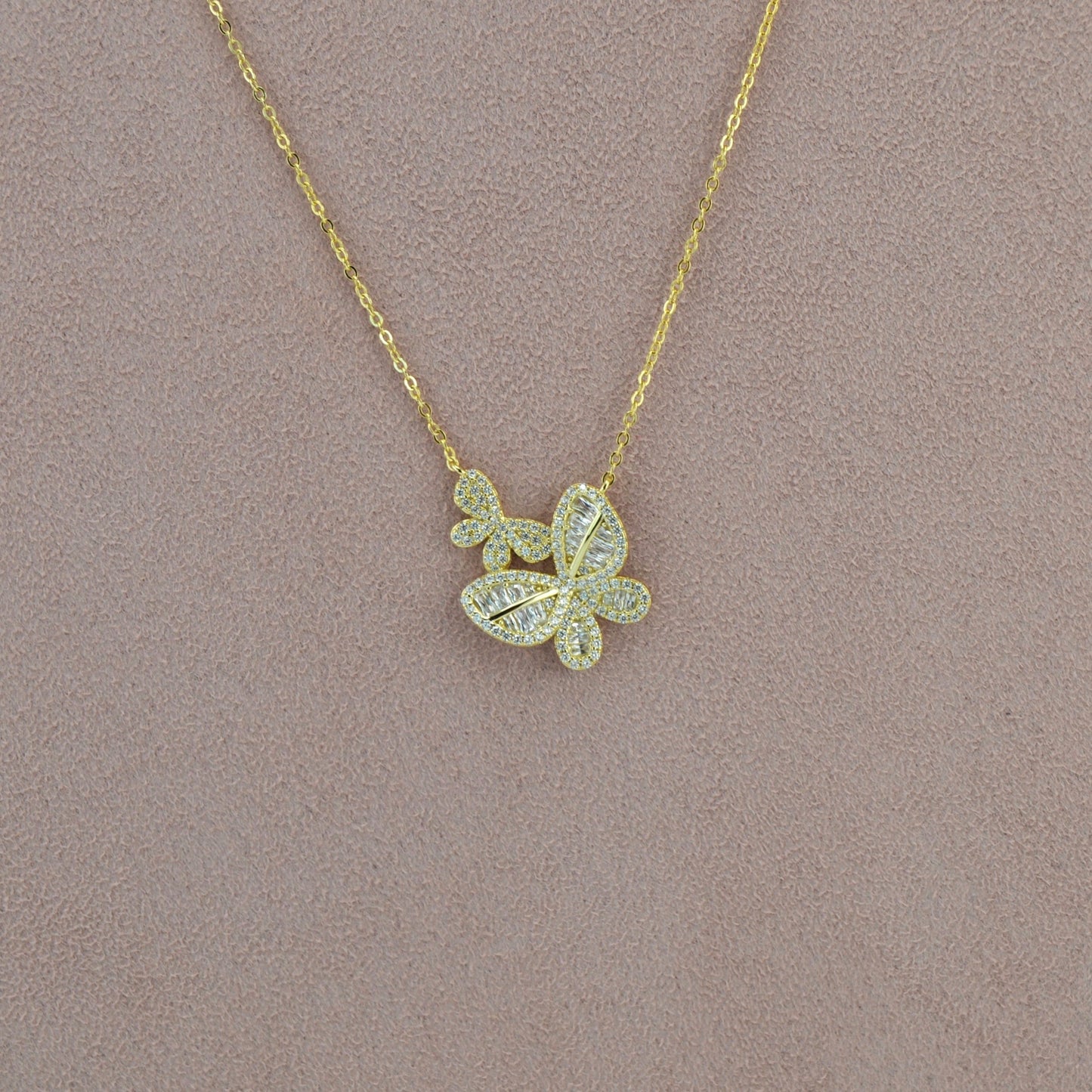 925 Sterling Silver Butterfly Necklace