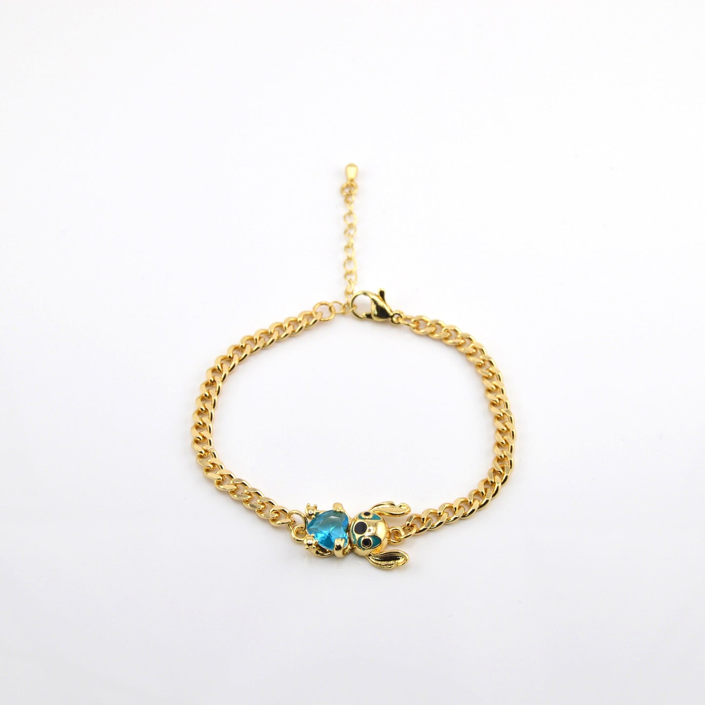 18K Gold Filled Little Monster Cuban Bracelet