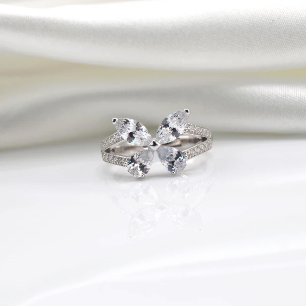925 Sterling Silver Butterfly Ring