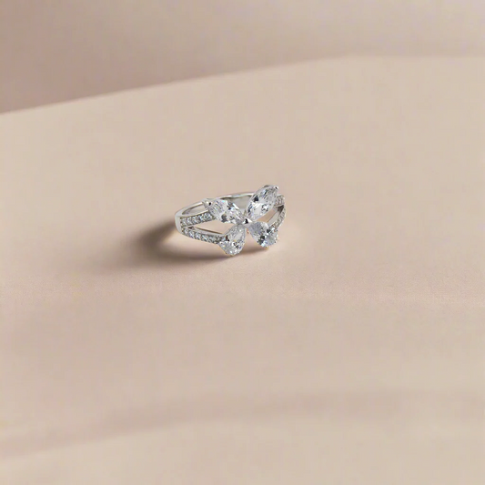 925 Sterling Silver Butterfly Ring