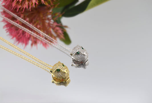 925 Leopard/ Jaguar Necklace